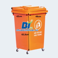 Thùng rác 60 lít- Nhựa Bình Thuận tại Hà Nội